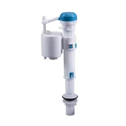 Plastic Threaded Tank Fittings For Dual Flush Cistern Bottom Entry Toilet Fill Valve