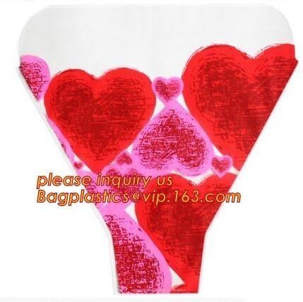 Cellophane bag flower packaging wrapping sleeve one supplier of flower sleeves
