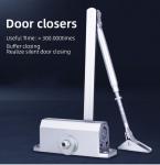 Max door weight 45-65kg Aluminum Alloy auto sliding door closer ferme porte