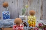 Dia 60mm Natural Cork Lids Ball Non Toxic For Glass Jar