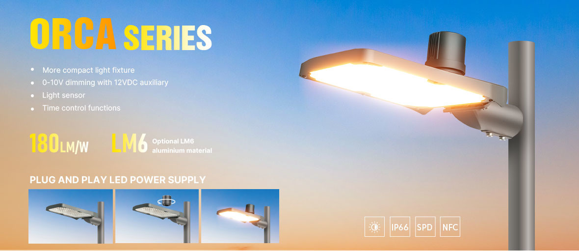 IP66 LED Parking Lot Light T2/T3/T4 Beam Angle Suitable for -40°C to 50°C Temperature Conditions