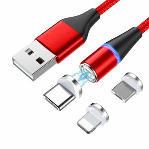 Wholesale OEM USB Magnetic Data Cable Cotton Braided High Speed Data Transmission from china suppliers
