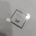 Custom Mini Transparent PET Bottle Sticker Foil Stamping For Essential Oil