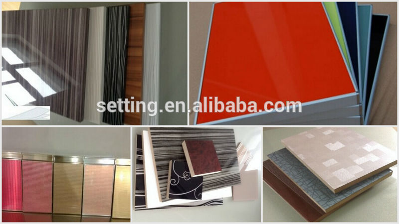 scratch resistant high gloss acrylic MDF panel , 1220*2440*19mm
