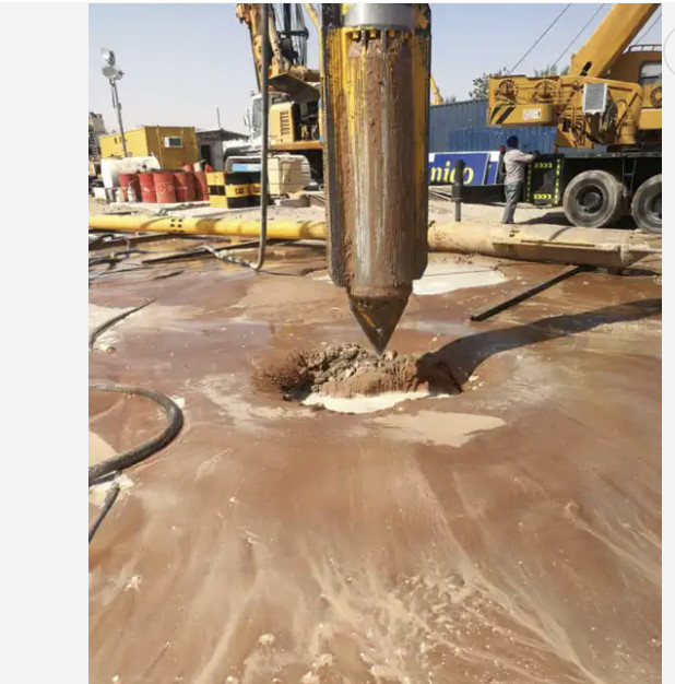 Circulating Water Cooling Vibroflotation Compaction Customized Color Of Steel Material
