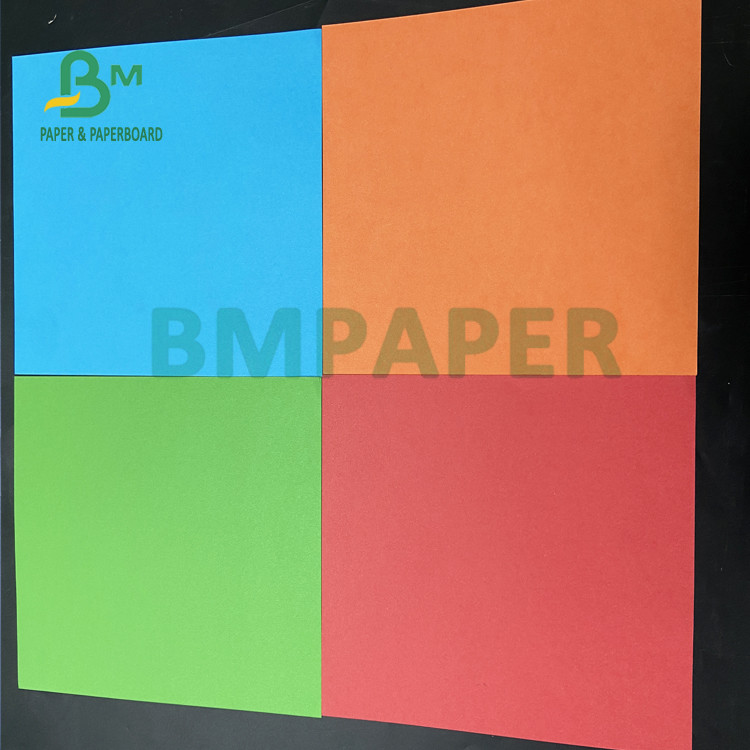 70gsm 75gsm two side uncoated  color woodfree paper for star origami paper 