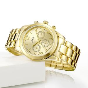 Wholesale Luxury Men Alloy Quartz Watch Waterproof Wristwatch Subdial For Decoration from china suppliers