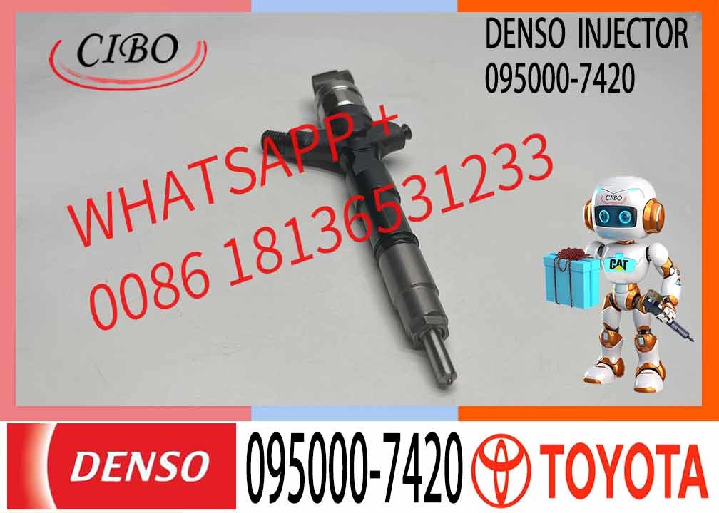 New Common Rail Injector 095000-7420 23670-30250 095000-7430 095000-7790 for 1KD 2KD Diesel Nozzle Assembly High Quality