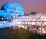 Prefab 850gsm PVC Coated Fabric Wedding Marquee Tent Anti Rust
