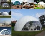 6m Small Igloo Garden Dome Tent Outdoor Exhibition / Trade Show Tent