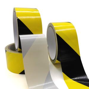 Wholesale Single Sided Yellow Black 300um Self Adhesive Hazard Tape from china suppliers