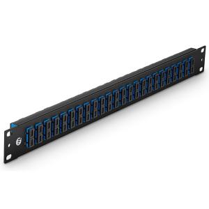 Wholesale 24 Ports SC UPC Fiber Optical Adapters Single Mode 1U High 19 Inch from china suppliers