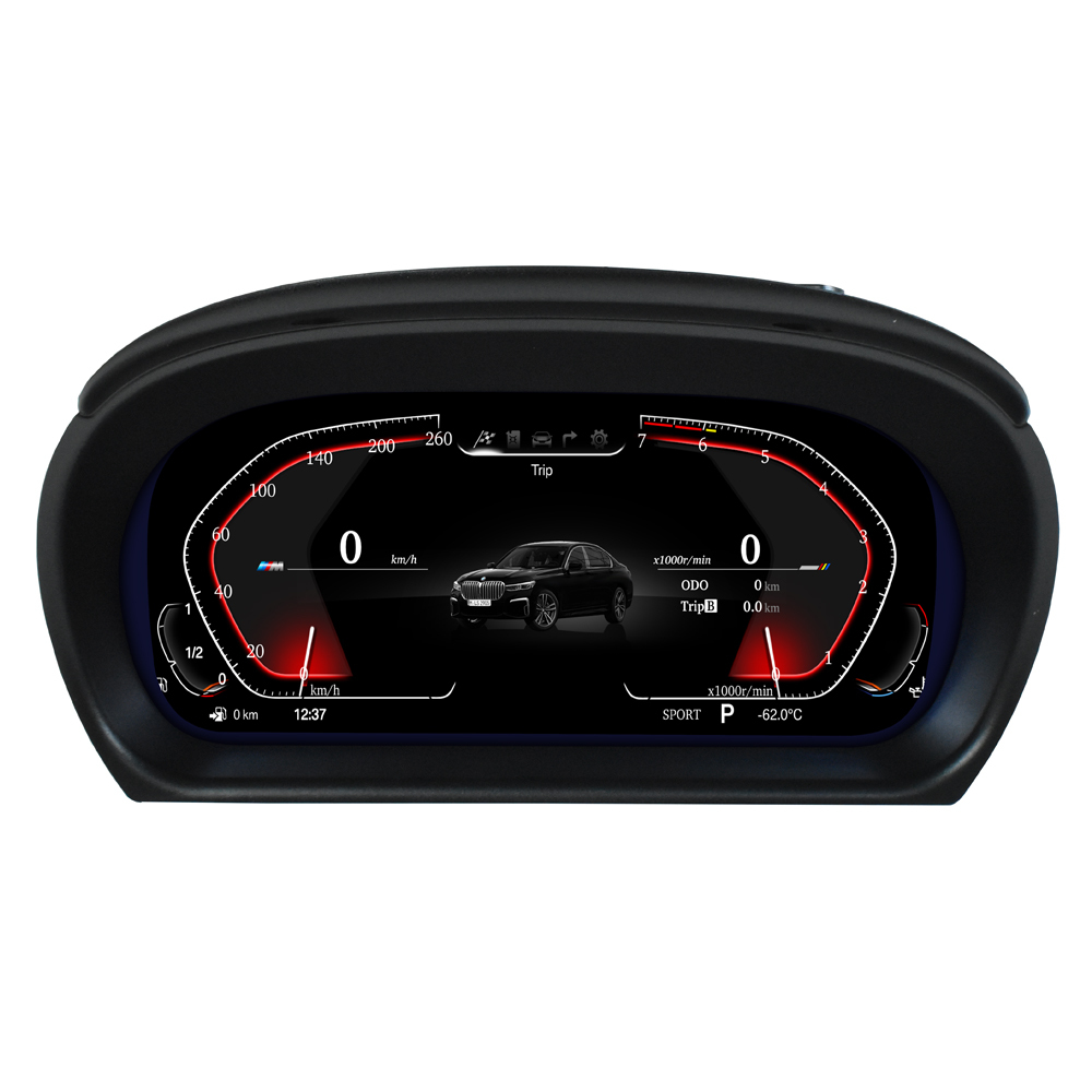 Viknav For BMW 3 Series E90 (2004-2010) 12.3 inch Upgraded LCD Cluster Panel Smart Dashboard Speedometer Display