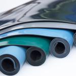 Long Lasting Vinyl ESD Antistatic PVC Floor Mat Customized Size Blue Color