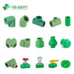 20mm to 160mm PPR Pipe Tube Elbow Tee Fittings for Water Supply System and