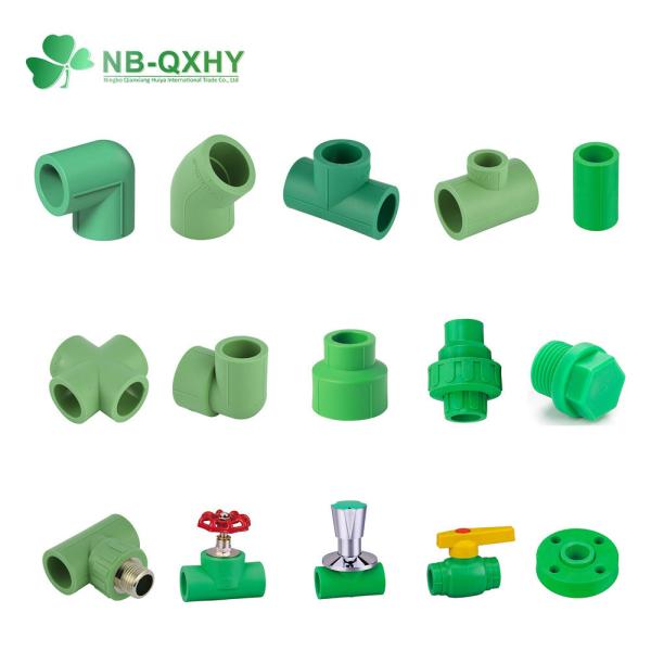 20mm to 160mm PPR Pipe Tube Elbow Tee Fittings for Water Supply System and