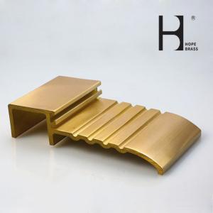 Wholesale 3 Meter Long 60% Copper Brass Stair Nosing For Floor Safety from china suppliers
