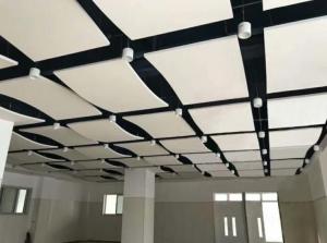 Wholesale Design Fireproof Spray Coating Fiberglass Ceiling Board for Concealed E Decoration from china suppliers
