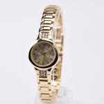 Zinc Alloy Quartz Watch Stainless Steel Strap Japan Movement Durable For Lady