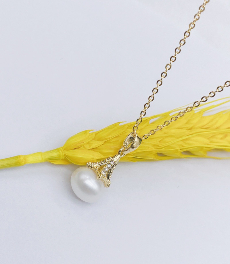 Natural Pearl necklace jewelry set Natural freshwater pearls beaded pearls made of high quality jewelry necklace Earring