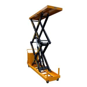Wholesale 24V Battery 2 Ton Portable Scissor Lift Tables Max Height 1400mm from china suppliers