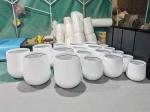 Fiberglass Flower Pots Light Weight GRP Planter Box For Outdoor Indoor Decor