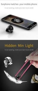 China Sport Smallest Mini V 4 dot 1 Sweatproof Wireless Bluetooth Earbuds Earpiece on sale