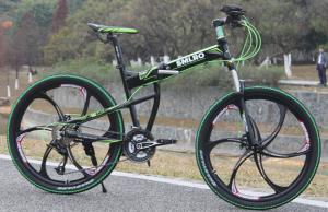 Wholesale Fork Suspension 26×1.95 Aluminum Folding Mountain Bike from china suppliers