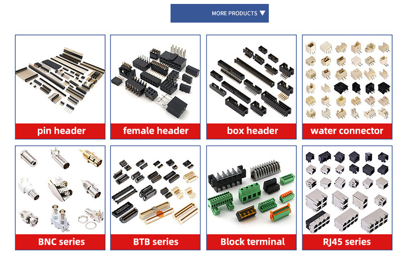 250V Wire Connector Housing For 1.25mm Pitch Pico Blade Molex 51021 Equivalent Brass Contacts