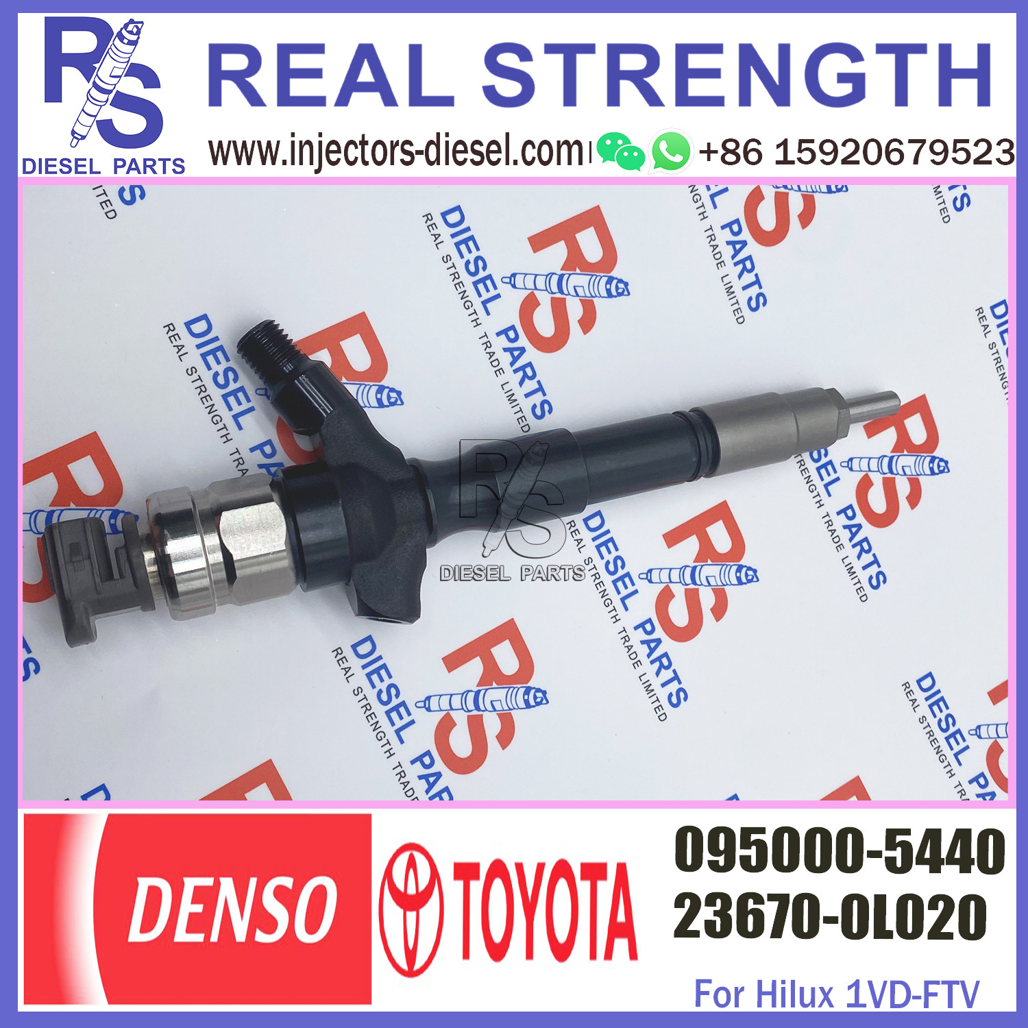 diesel engine injector 095000-5440 for toyota diesel fuel injector injection engine parts 23670-0L020