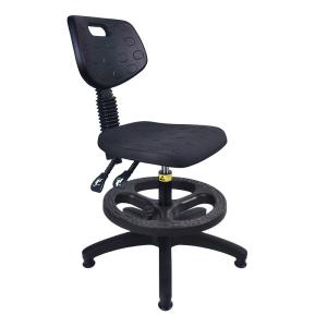 Wholesale 400mm Seat Laboratory Anti Static Office Chair PU Foaming Chairs Adjustable Backrest from china suppliers