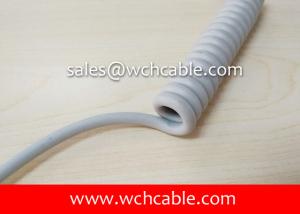 Wholesale UL20445 Medical Care Curly Cable PUR Sheath Rated 60C 30V from china suppliers