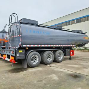 Wholesale New Water Liquid Tanker Semi Trailer Fuel Tanker Trailer Edible Oil Semi Trailer from china suppliers