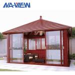Aluminum Alloy Gable Roof Sunroom Solarium And Conservatory Glass Sunroom