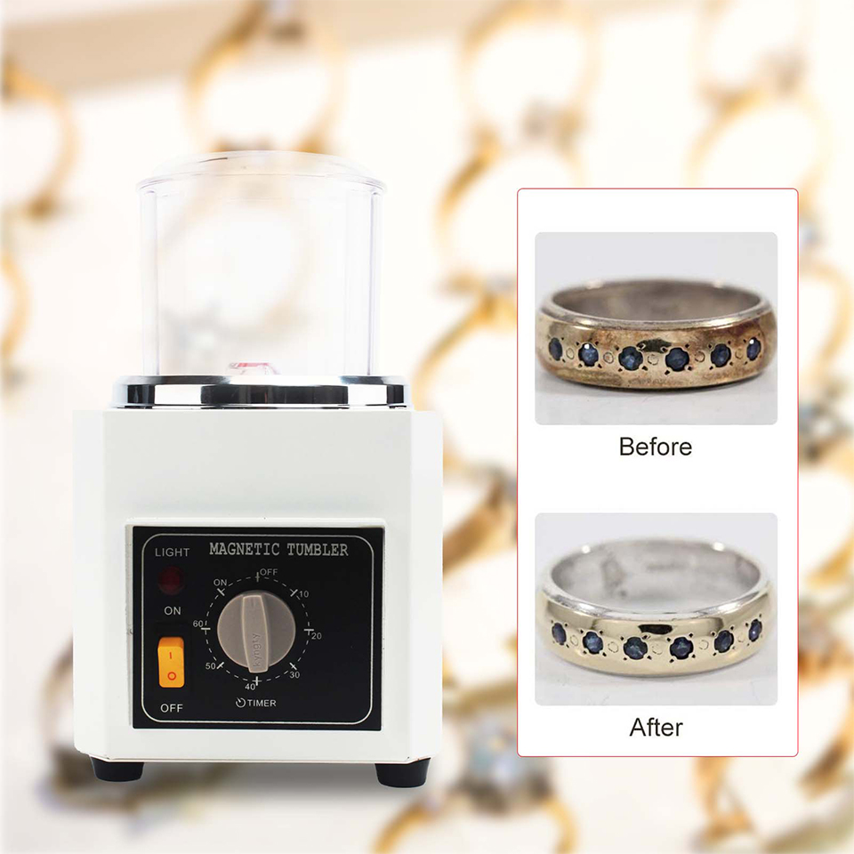 KT-90 Magnetic Polishing Machine Grinder Hardware Jewelry Tumbler Equipment