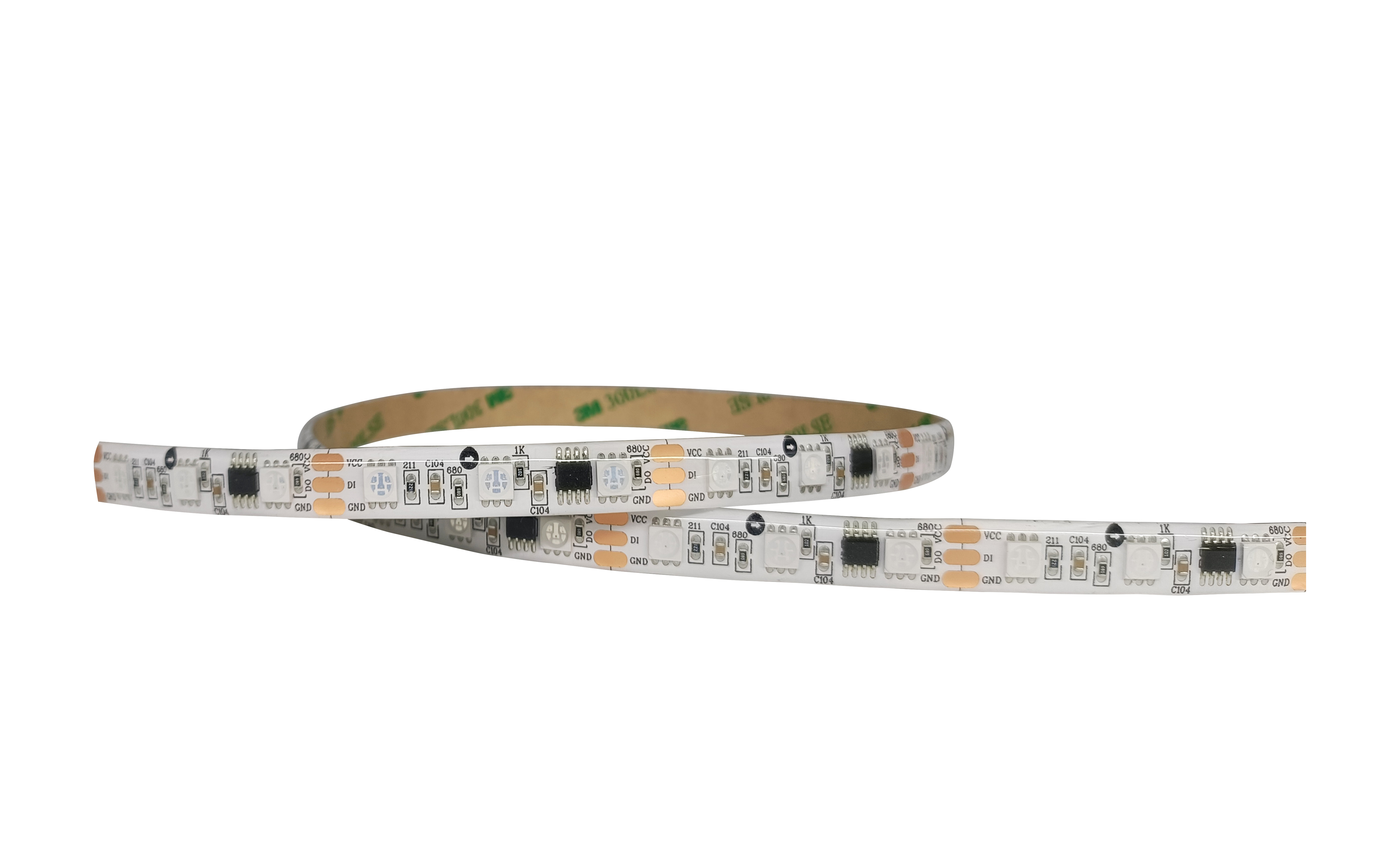 5050rgb 60 Lamp Slide Waterproof Smd Led Strip Color Full Color Ribbon Landscape