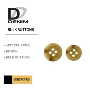 Wholesale Resin Pattern Horn Trench Coat Buttons , Sew On Snap Buttons 4/2 Holes from china suppliers