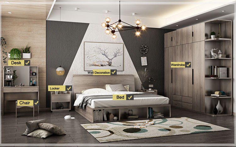 Wood Grain 12mm E1 Glue Melamine Faced Plywood