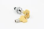 Barrel Postal Mailbox Tubular Cylinder Lock 7 Pin Yellow Color 90° Rotation