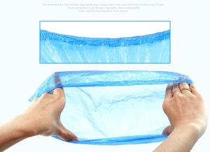 Wholesale CPE Plastic Surgical Shoe Covers / Disposable Shoe Protectors Splash - Proof from china suppliers
