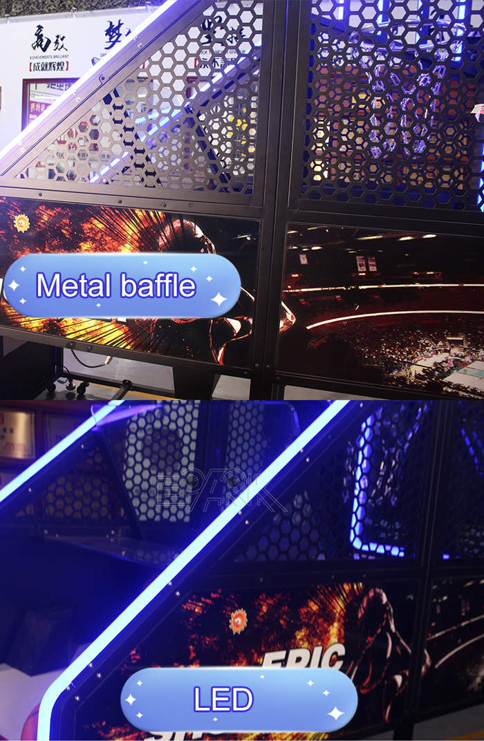 LED Epic Online Basketball Electric Arcade Machine 2 Player