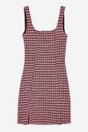 Gingham Women Dress Mini Summer Tank Dresses Ladies