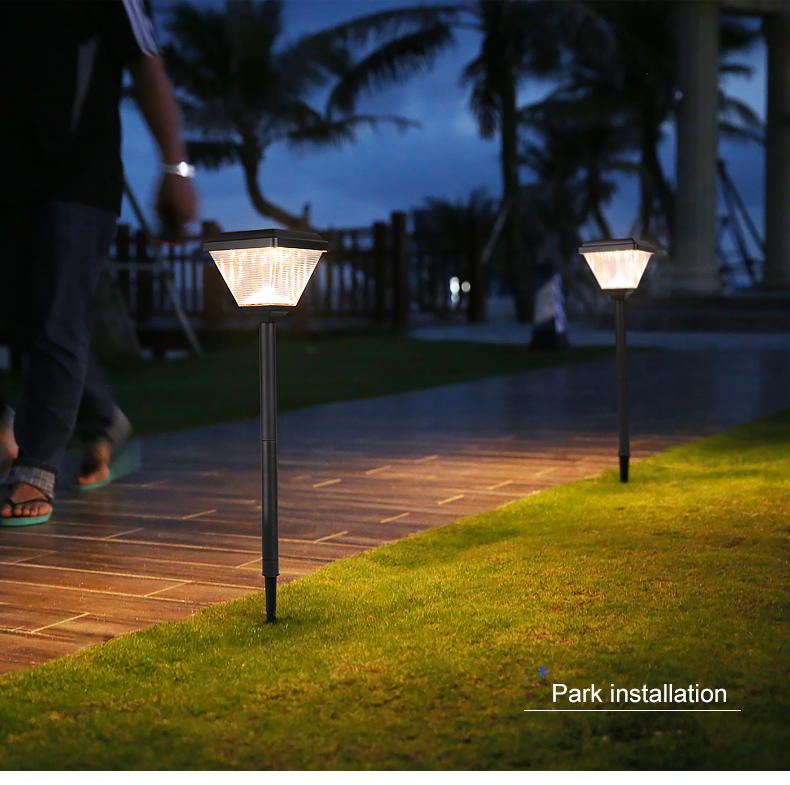 Light Control Stomproofing Pathway Ground Lightting Outdoor Solar LED Landscape Light