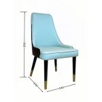 Customized Modern Leather Dining Chair for Home Dine Room Hotel Furniture and