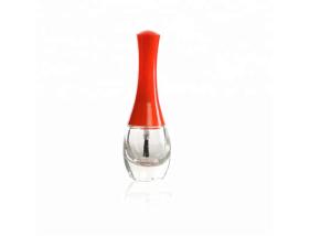Wholesale 10ml Custom Made Nail Polish Bottles Plastic Red Blue White Caps With Brush from china suppliers