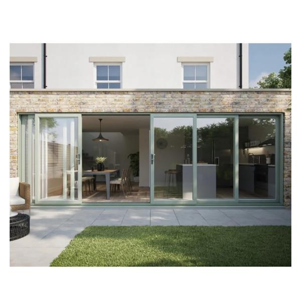 Energy Residential Sliding Door with 1.4mm Aluminum Wall Thickness and Thermal