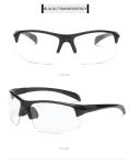 Cycling Running Sports Polarized Sunglasses Rectangle Half Rim Women Men