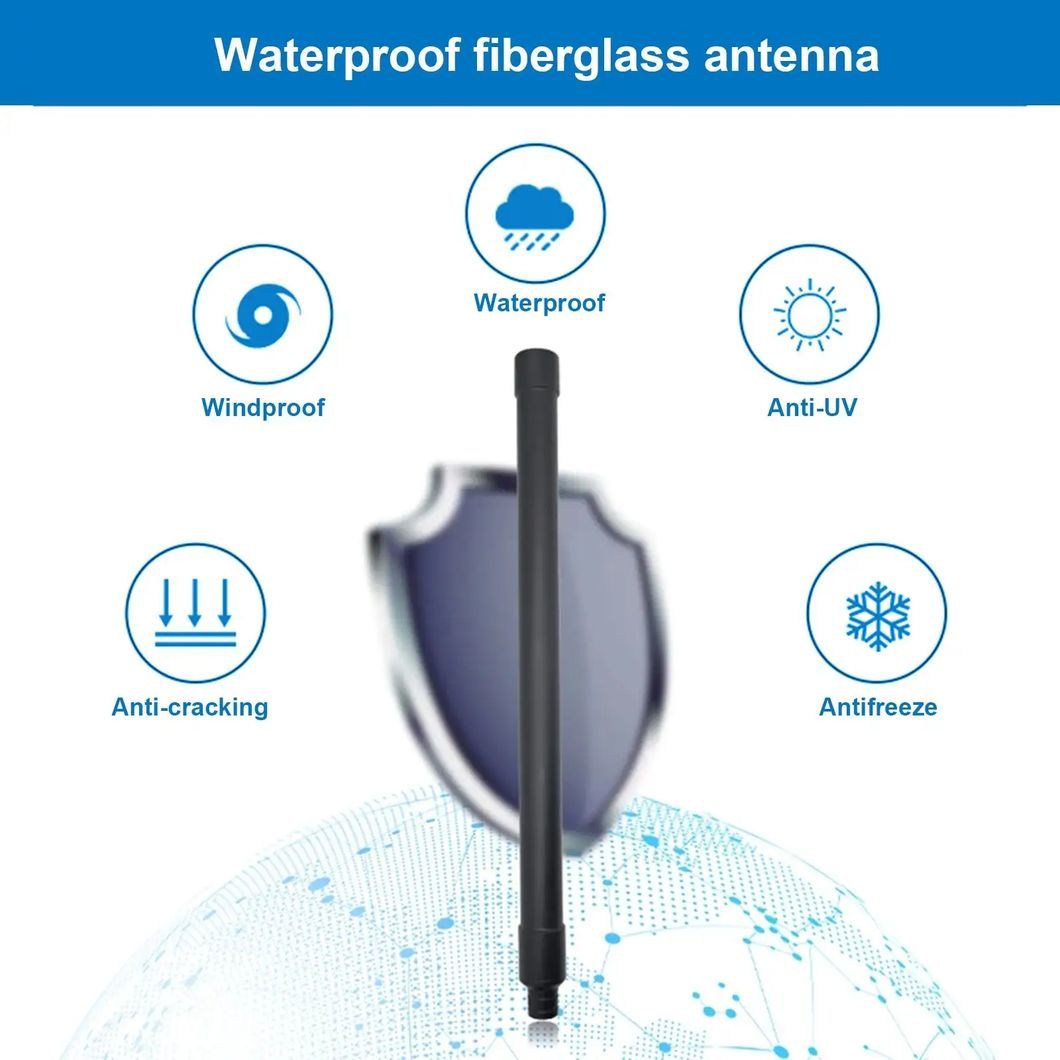 720-840 MHz 50W Omnidirectional Digital Transmission Antenna Outdoor Waterproof Fiberglass Antenna for Uav