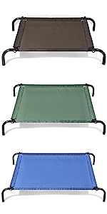 elevated; raised; cot bed; dog bed; cat bed; pet bed