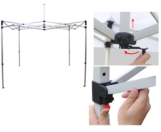 Advertising Big All Weather Canopy Tent Exhibition Pop Up Outdoor Shade Folding